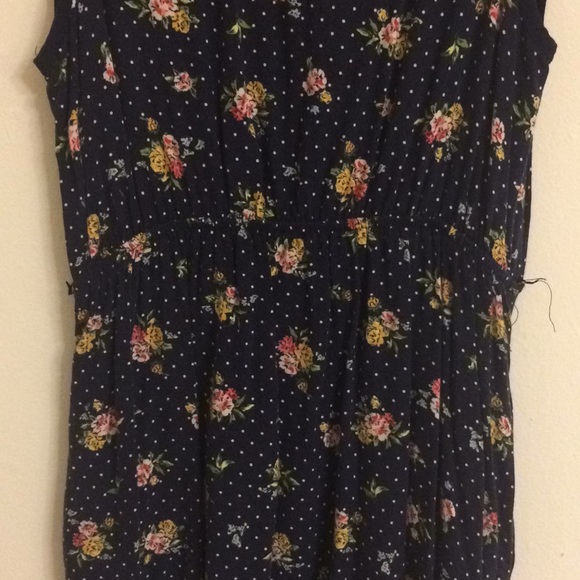 LAST CHANCE Navy Floral Dress - Picture 5 of 6